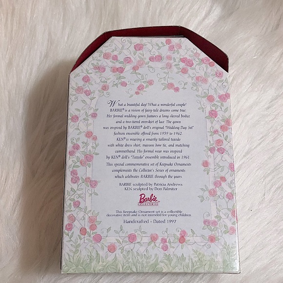 1997 Barbie Wedding Day Collection Ornaments ~ Reasonable offers accepted - Picture 3 of 5